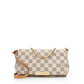Louis Vuitton Damier Azur Favorite MM Shoulder Bag (SHF-Qu1qkL)
