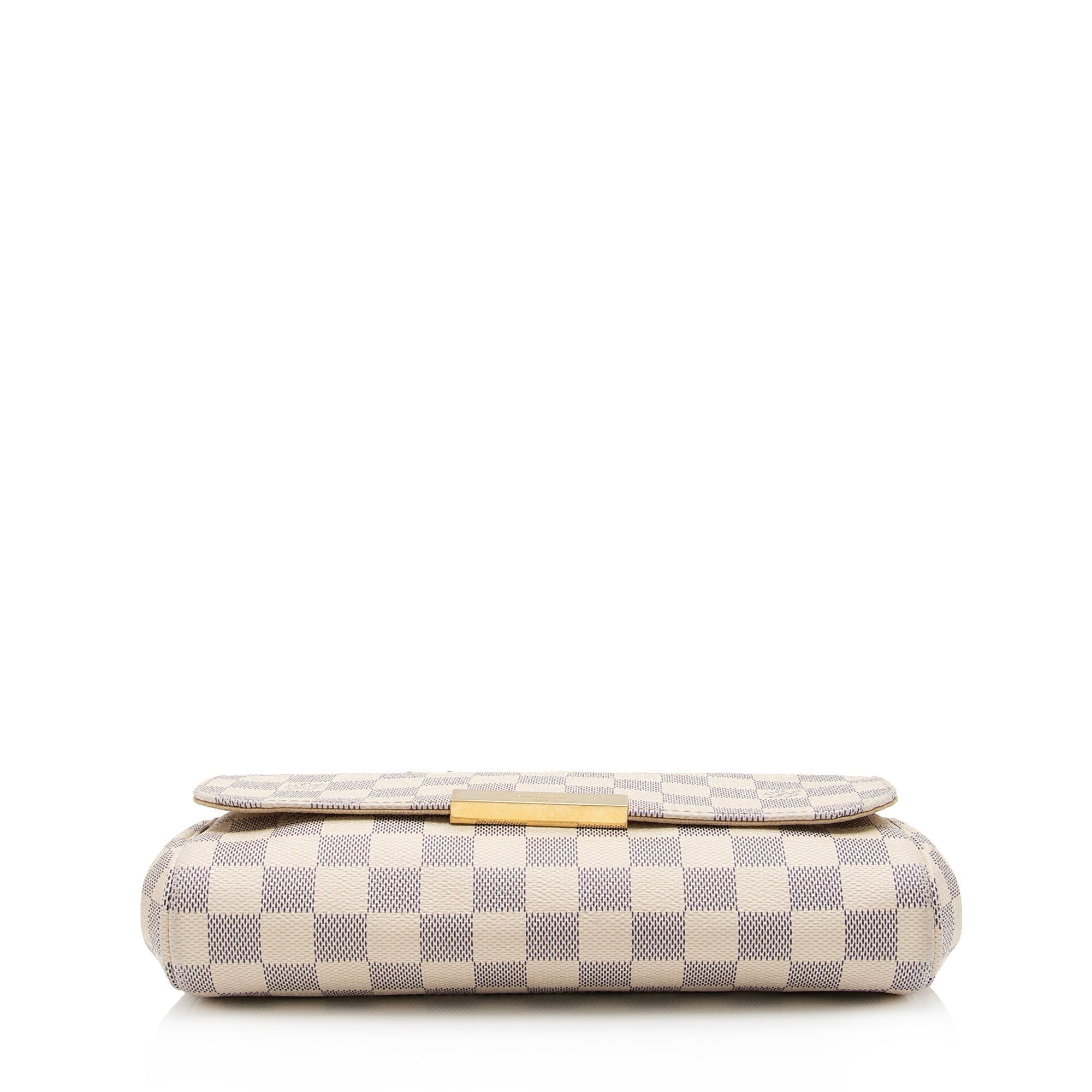 Louis Vuitton Damier Azur Favorite MM Shoulder Bag (SHF-juX6f7)