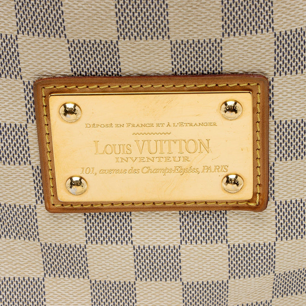 Louis Vuitton Damier Azur Galliera PM Shoulder Bag (SHF-U1PkFO)
