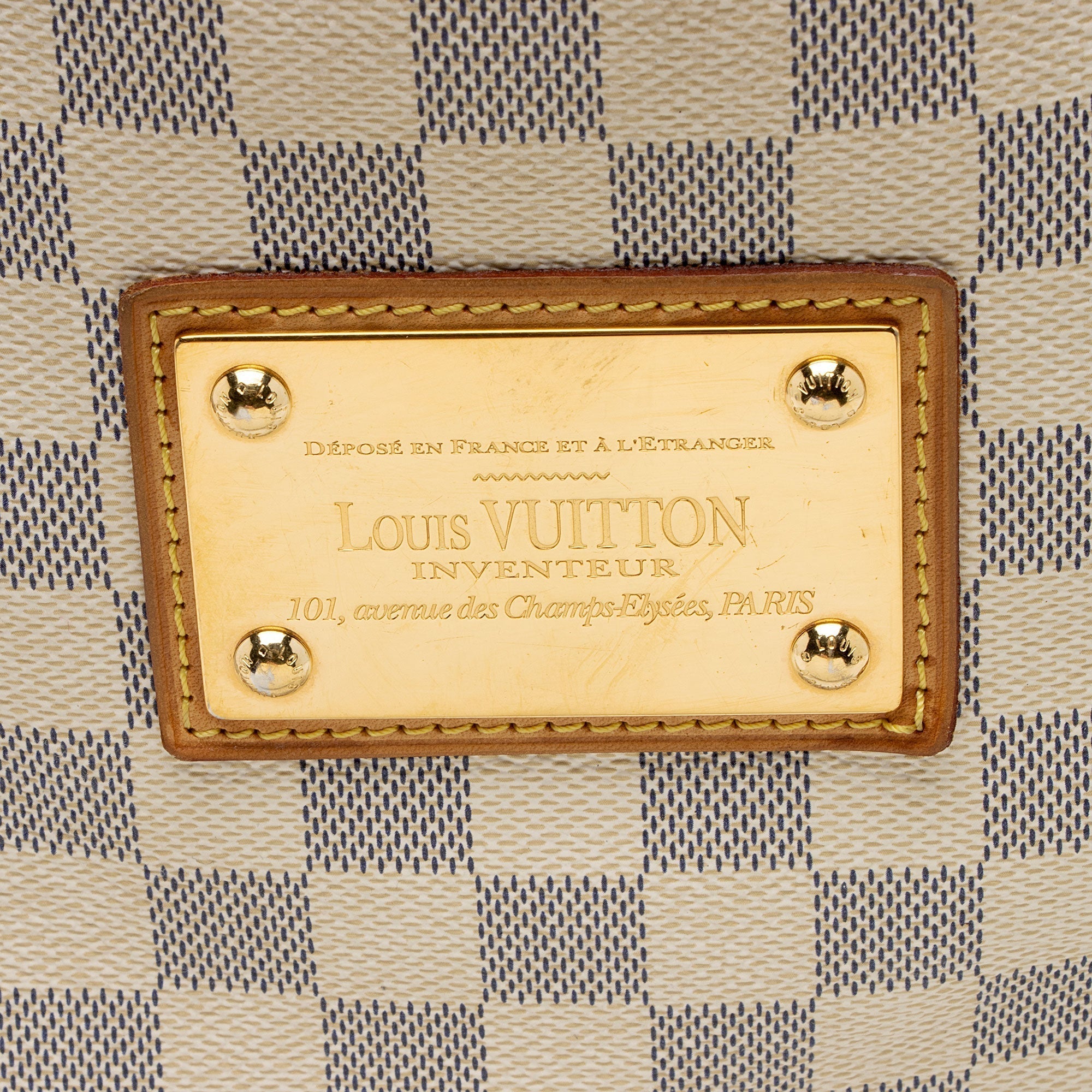Louis Vuitton Damier Azur Galliera PM Shoulder Bag (SHF-U1PkFO)