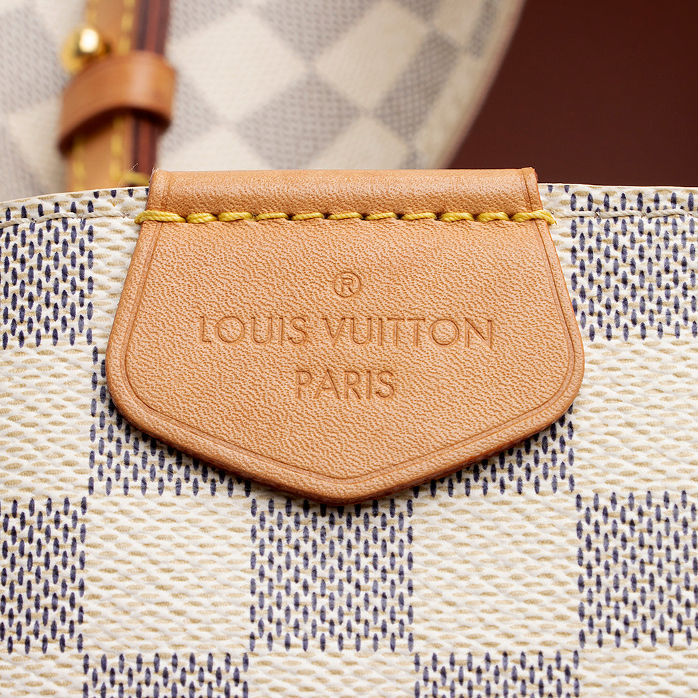 Louis Vuitton Damier Azur Graceful MM Hobo (SHF-21753)