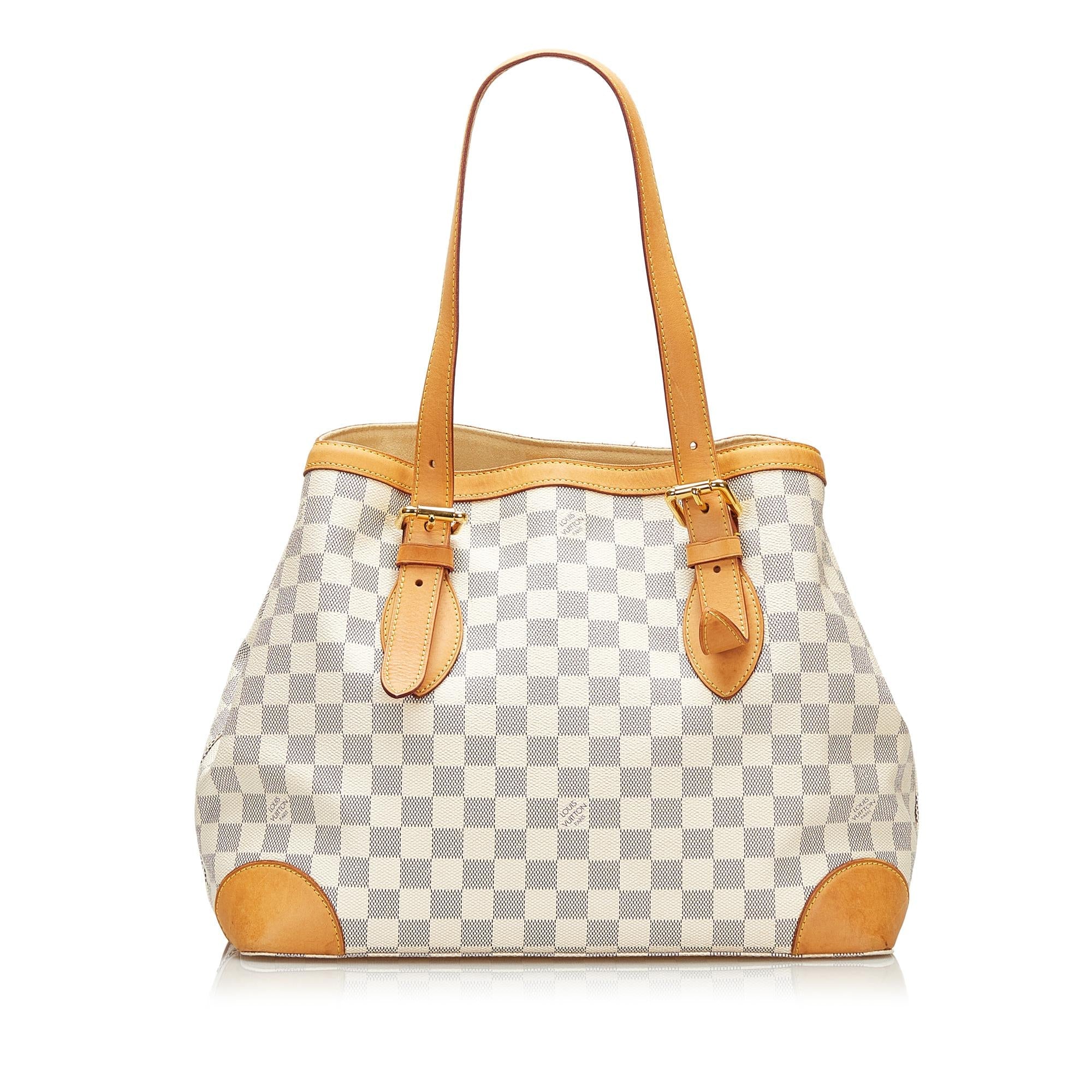 Louis Vuitton Damier Azur Hampstead MM (SHG-35904)