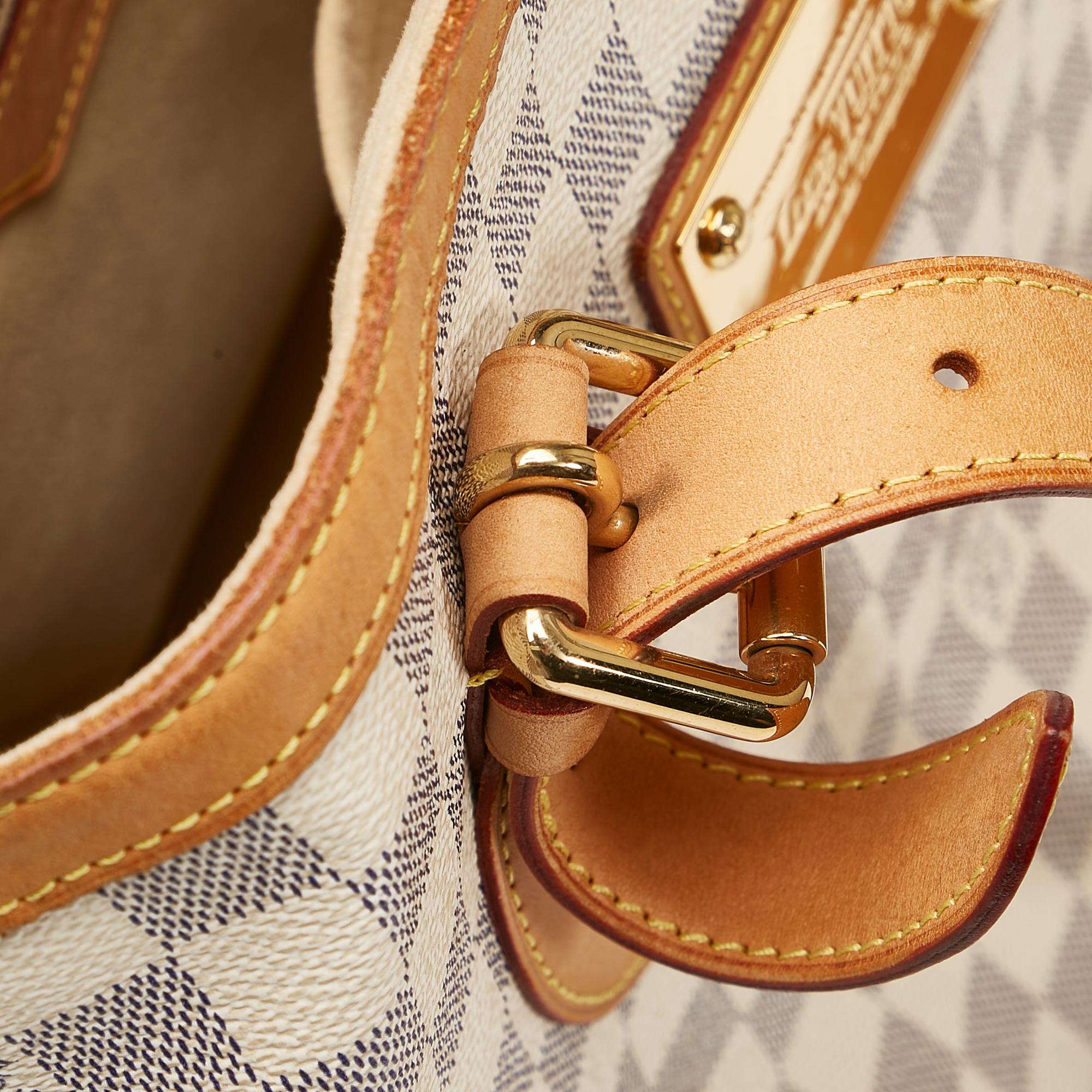 Louis Vuitton Damier Azur Hampstead MM (SHG-35904)