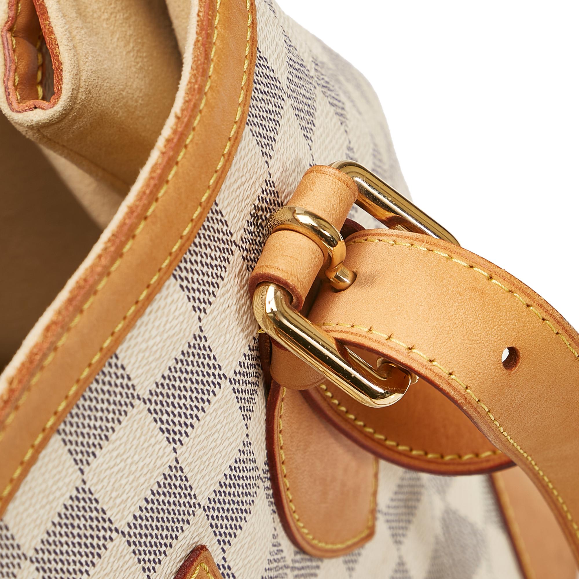 Louis Vuitton Damier Azur Hampstead MM (SHG-35904)