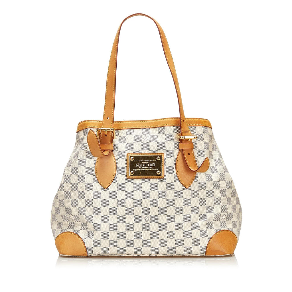 Louis Vuitton Damier Azur Hampstead MM (SHG-35904)