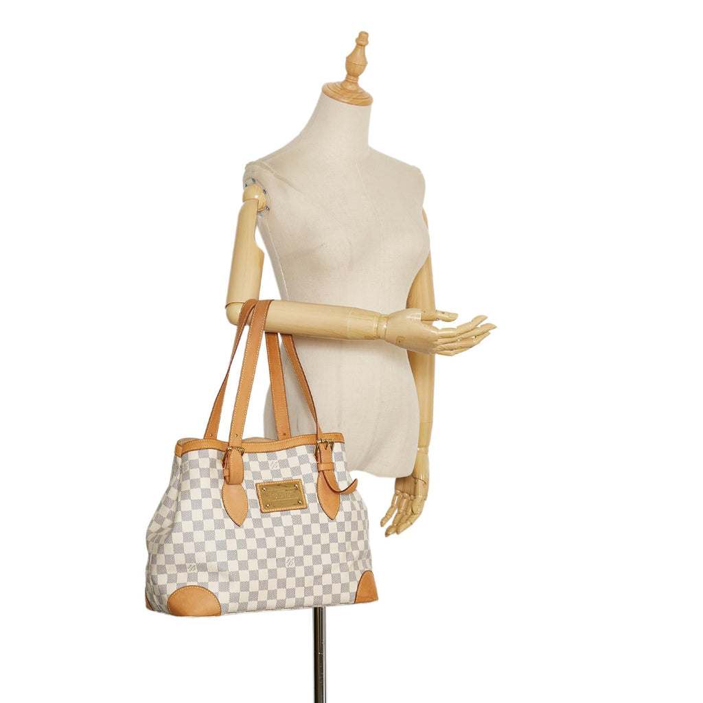 Louis Vuitton Damier Azur Hampstead MM (SHG-35904)