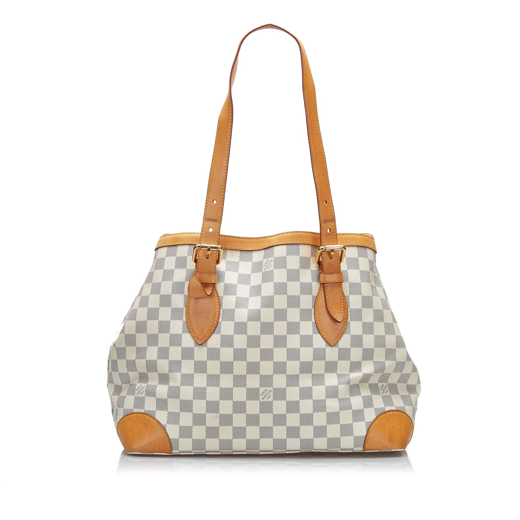 Louis Vuitton Damier Azur Hampstead MM (SHG-MyQyyF)