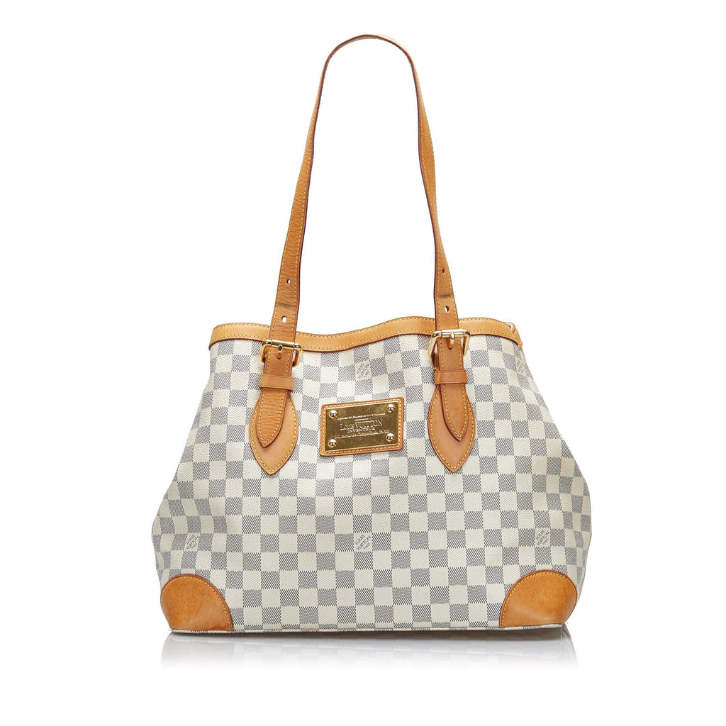 Louis Vuitton Damier Azur Hampstead MM (SHG-MyQyyF)
