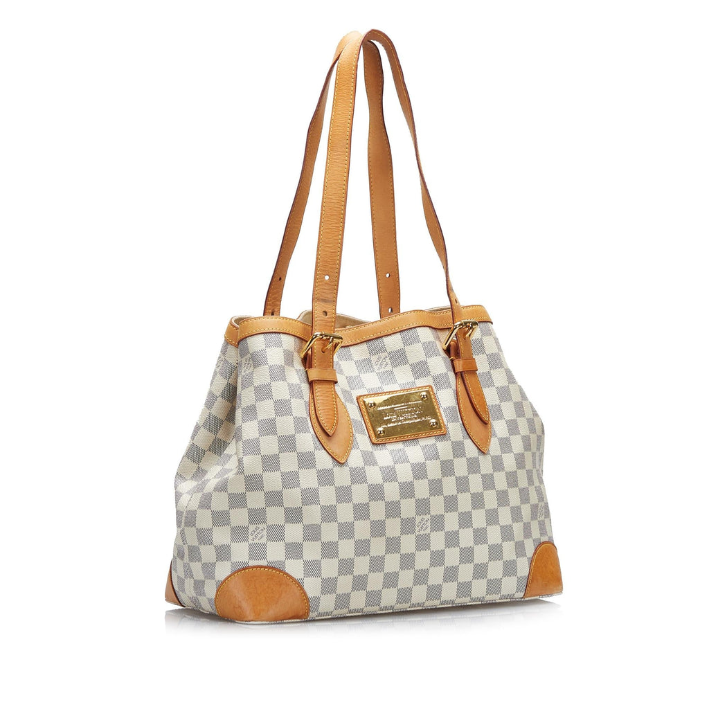 Louis Vuitton Damier Azur Hampstead MM (SHG-MyQyyF)