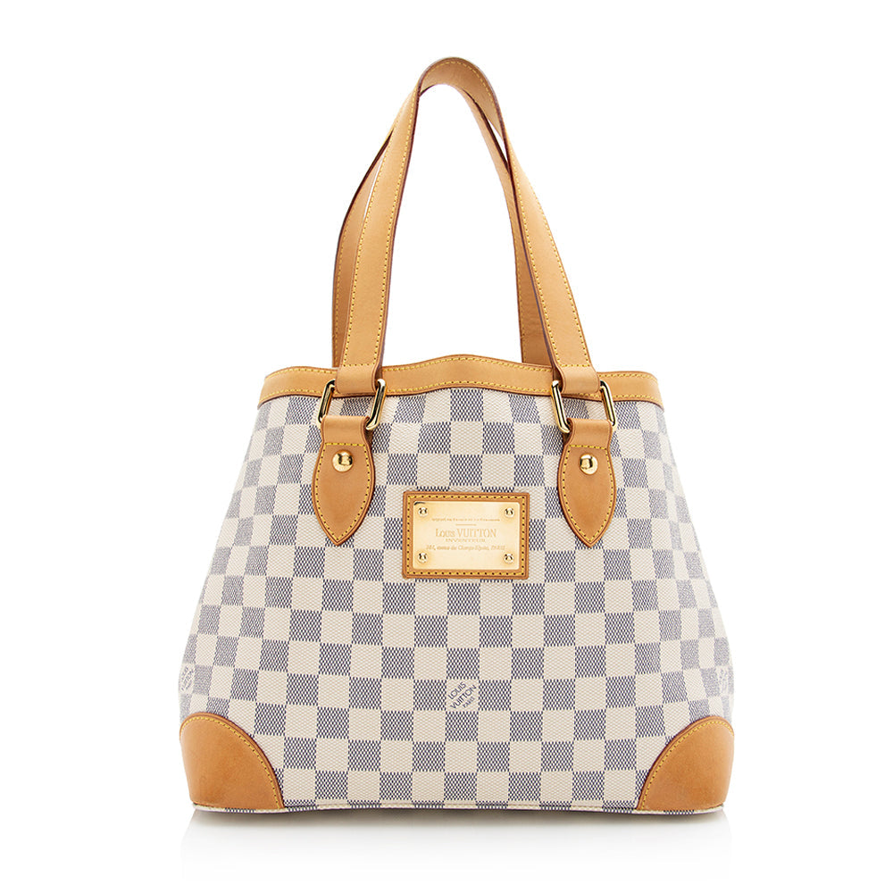 Louis Vuitton Damier Azur Hampstead PM Tote (SHF-21257)