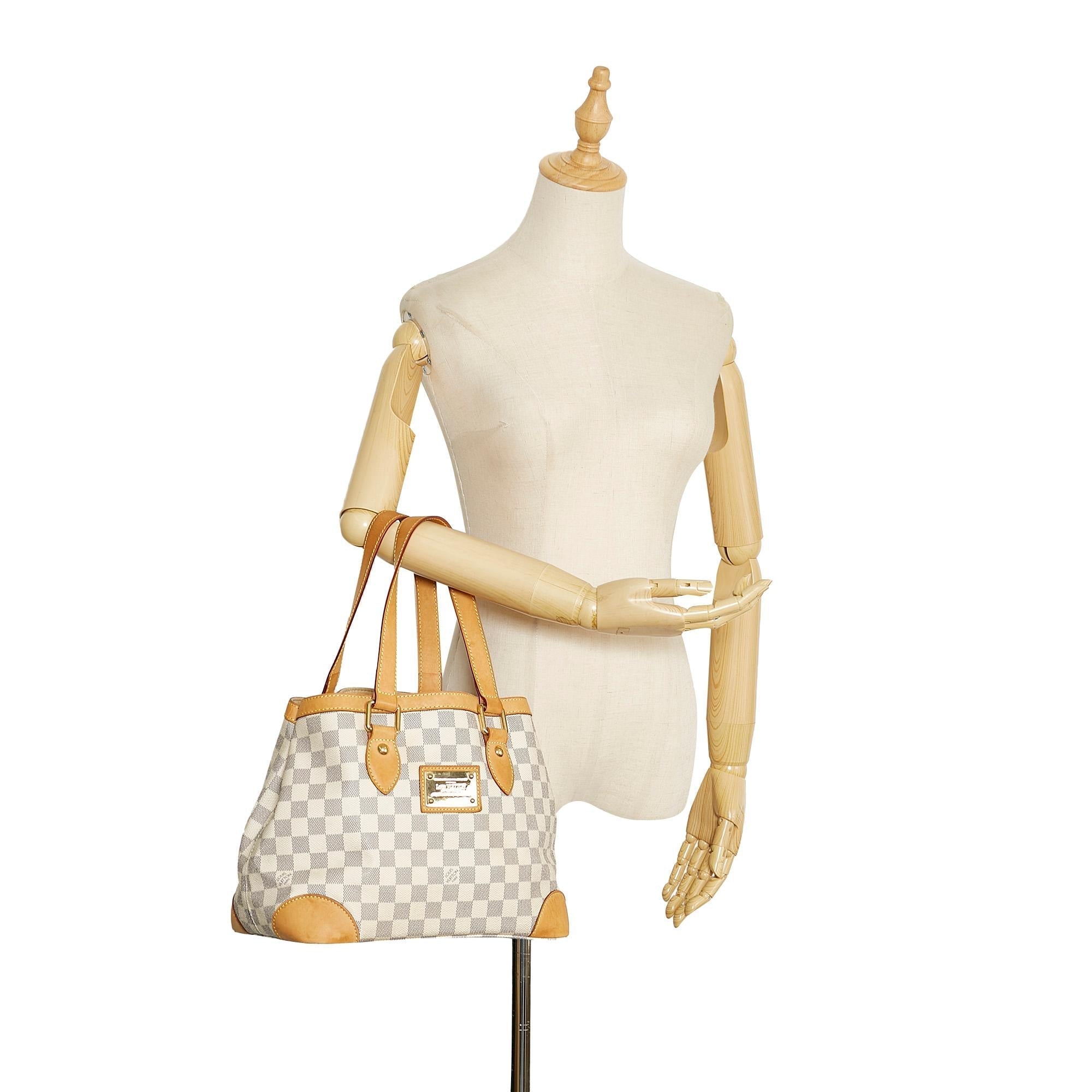 Louis Vuitton Damier Azur Hampstead PM (SHG-f7FybU)