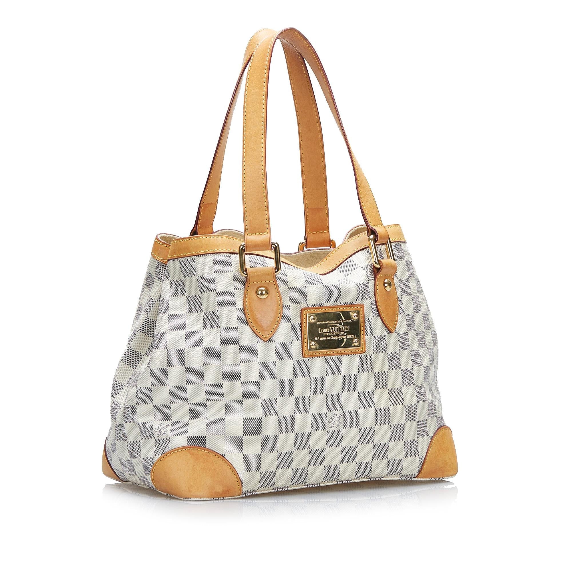 Louis Vuitton Damier Azur Hampstead PM (SHG-f7FybU)