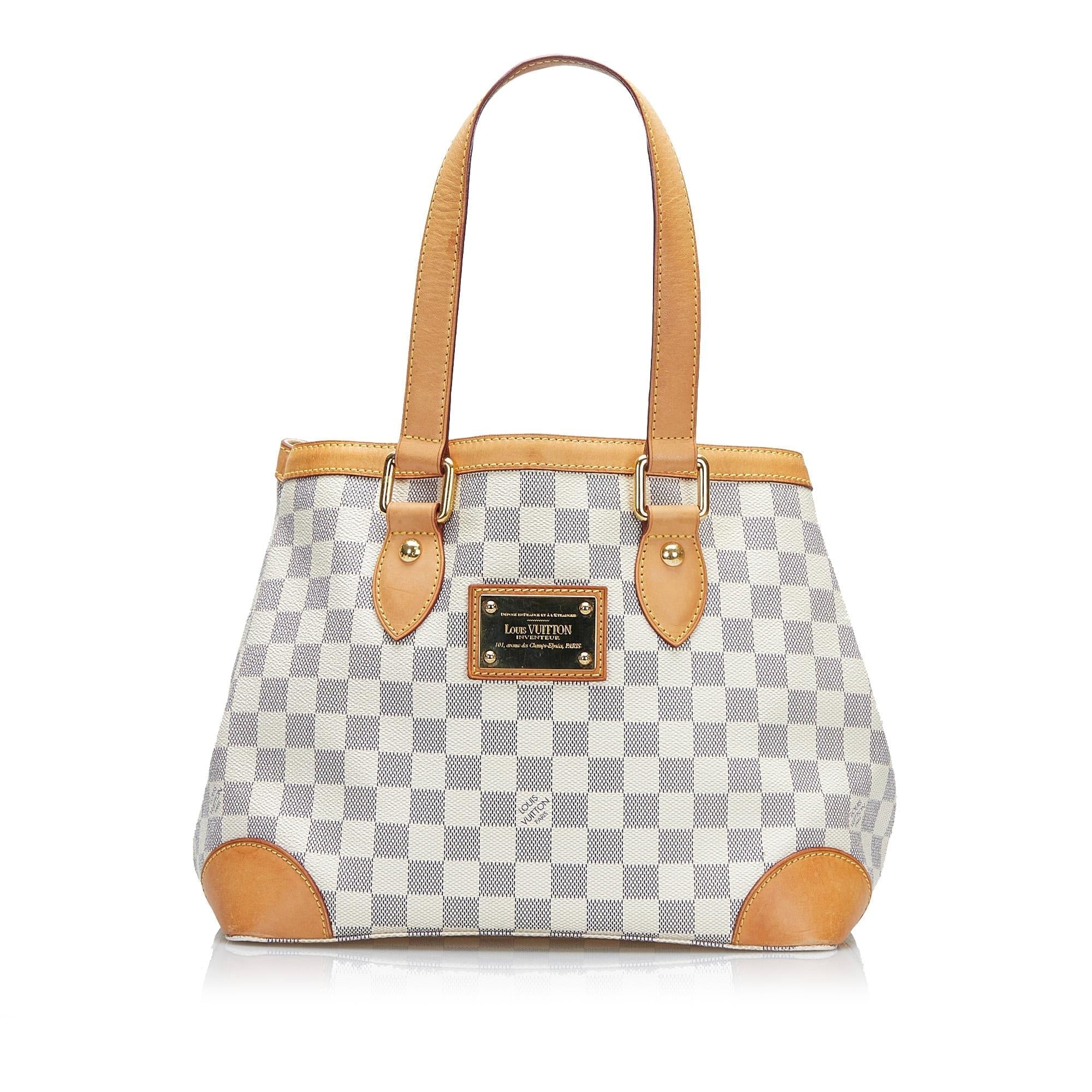 Louis Vuitton Damier Azur Hampstead PM (SHG-paxo94)