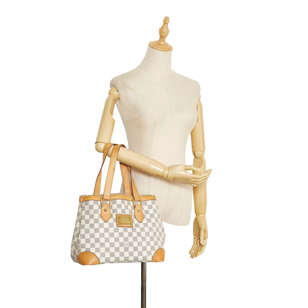 Louis Vuitton Damier Azur Hampstead PM (SHG-paxo94)