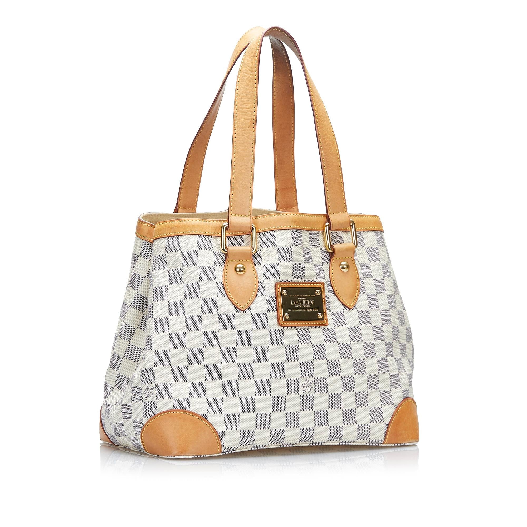 Louis Vuitton Damier Azur Hampstead PM (SHG-paxo94)