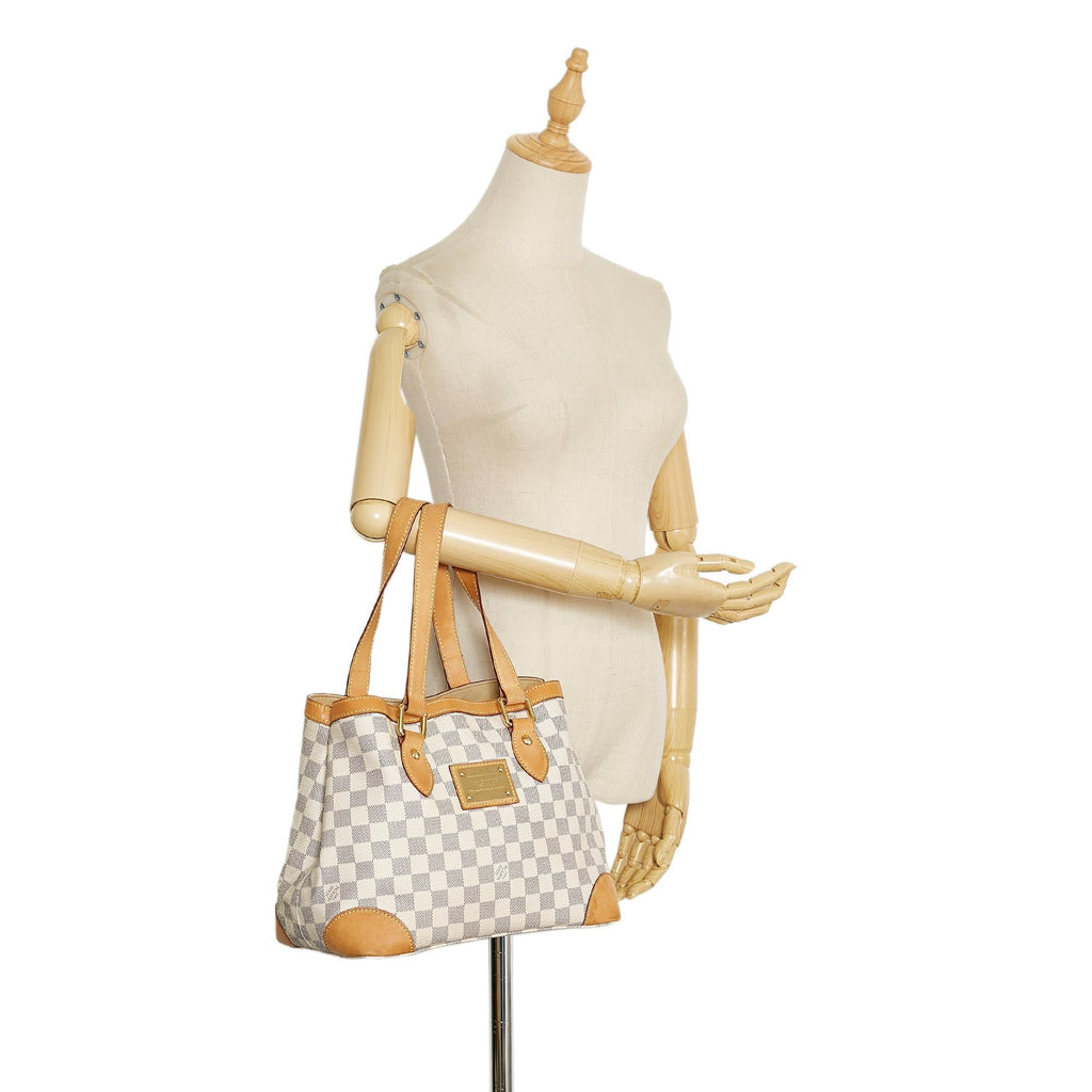 Louis Vuitton Damier Azur Hampstead PM (SHG-rLawIw)