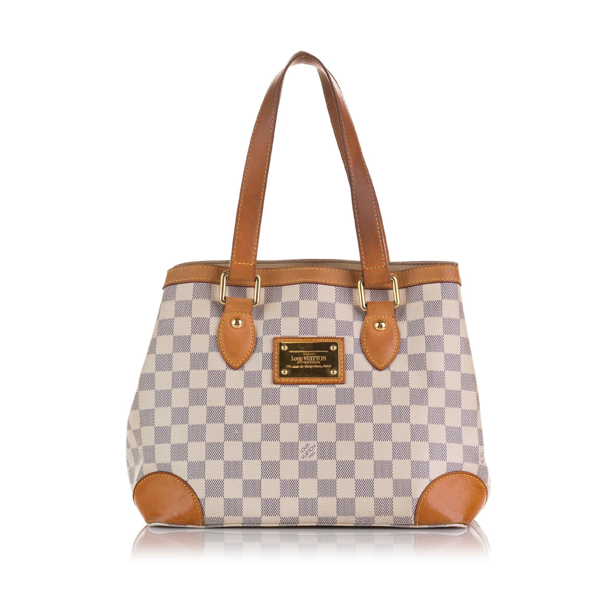 Louis Vuitton Damier Azur Hampstead PM (SHG-vFvH1A)