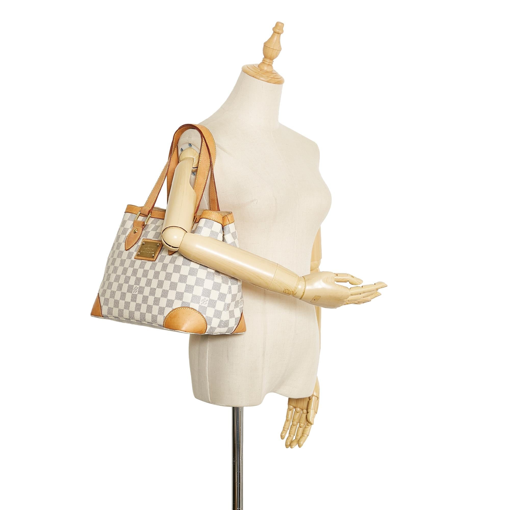 Louis Vuitton Damier Azur Hampstead PM (SHG-n6BfAZ)