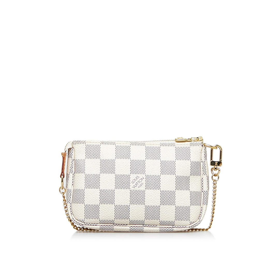 Louis Vuitton Damier Azur Mini Pochette Accessoire (SHG-7ah3SS)