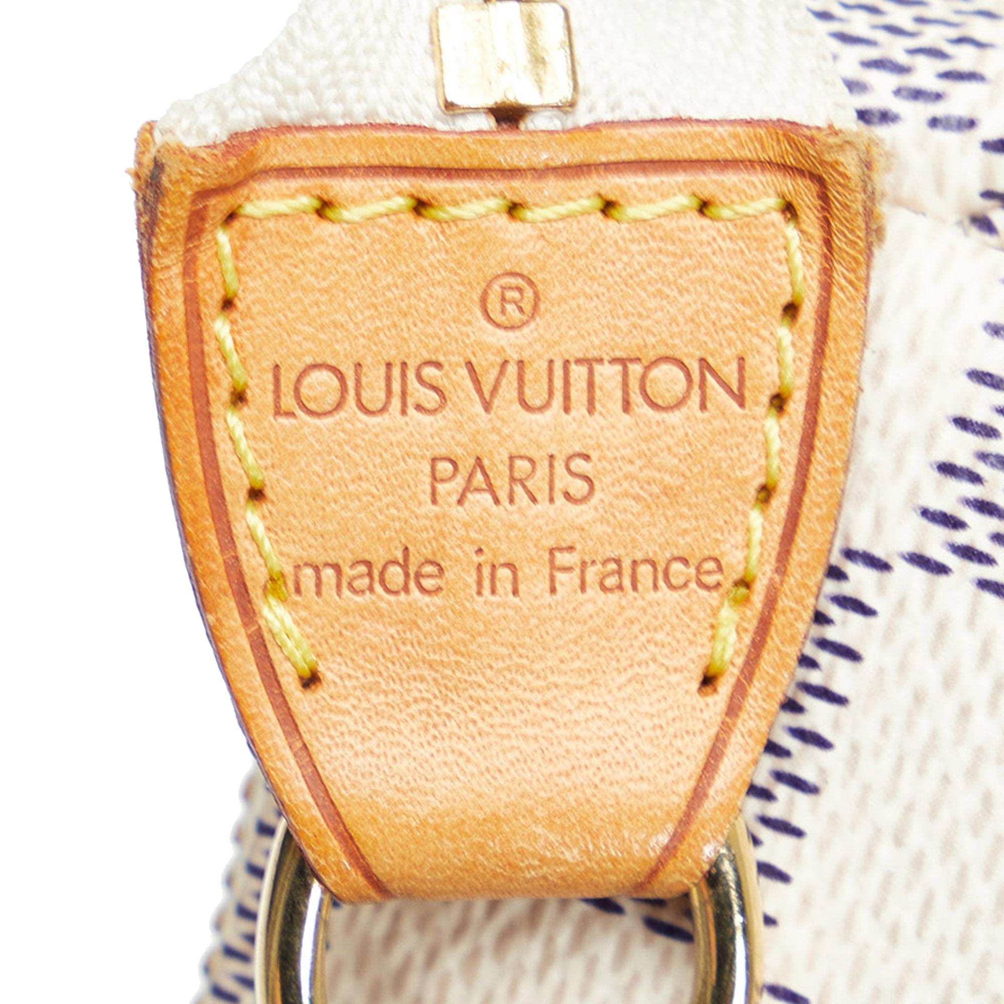 Louis Vuitton Damier Azur Mini Pochette Accessoire (SHG-7ah3SS)