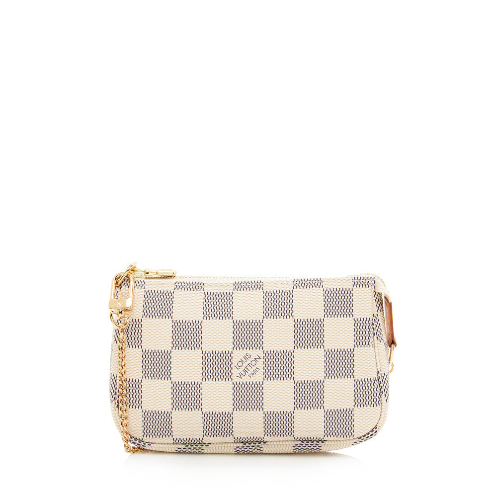 Louis Vuitton Damier Azur Mini Pochette Accessoires (SHF-15798)