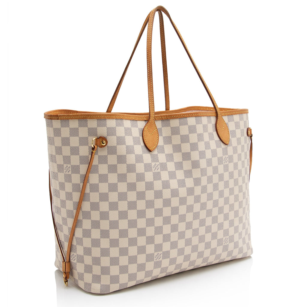 Louis Vuitton Damier Azur Neverfull GM Tote (SHF-23652)