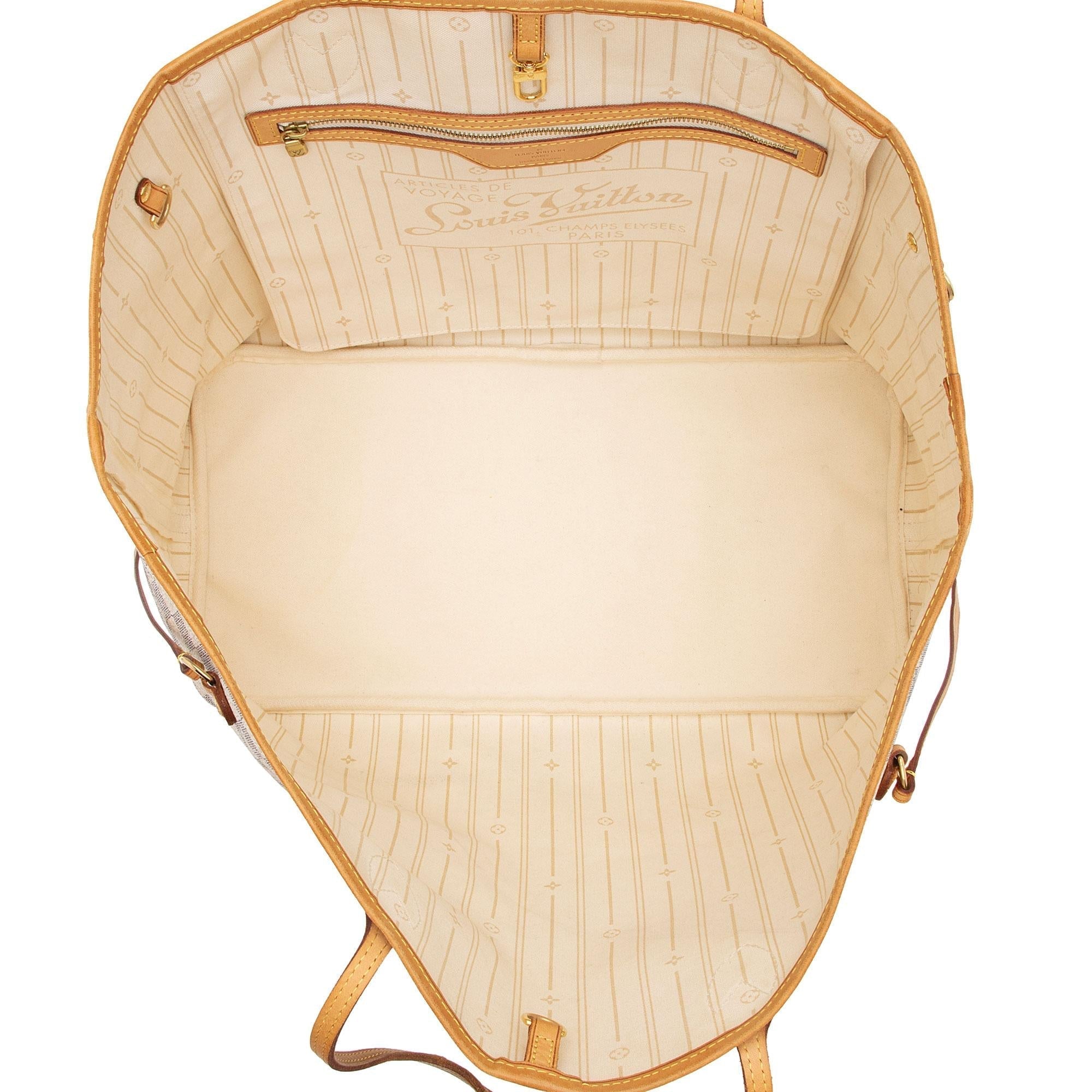 Louis Vuitton Damier Azur Neverfull GM Tote (SHF-46Mqp7)