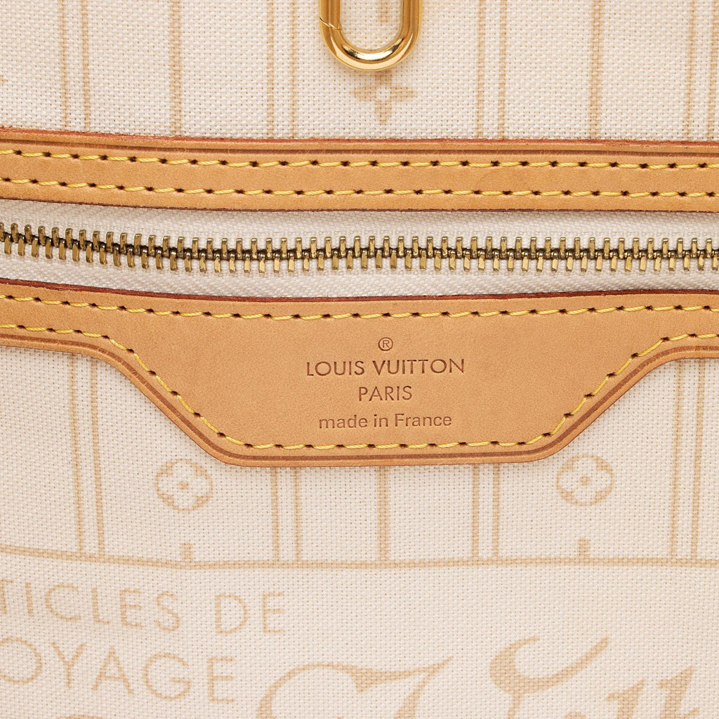 Louis Vuitton Damier Azur Neverfull GM Tote (SHF-46Mqp7)
