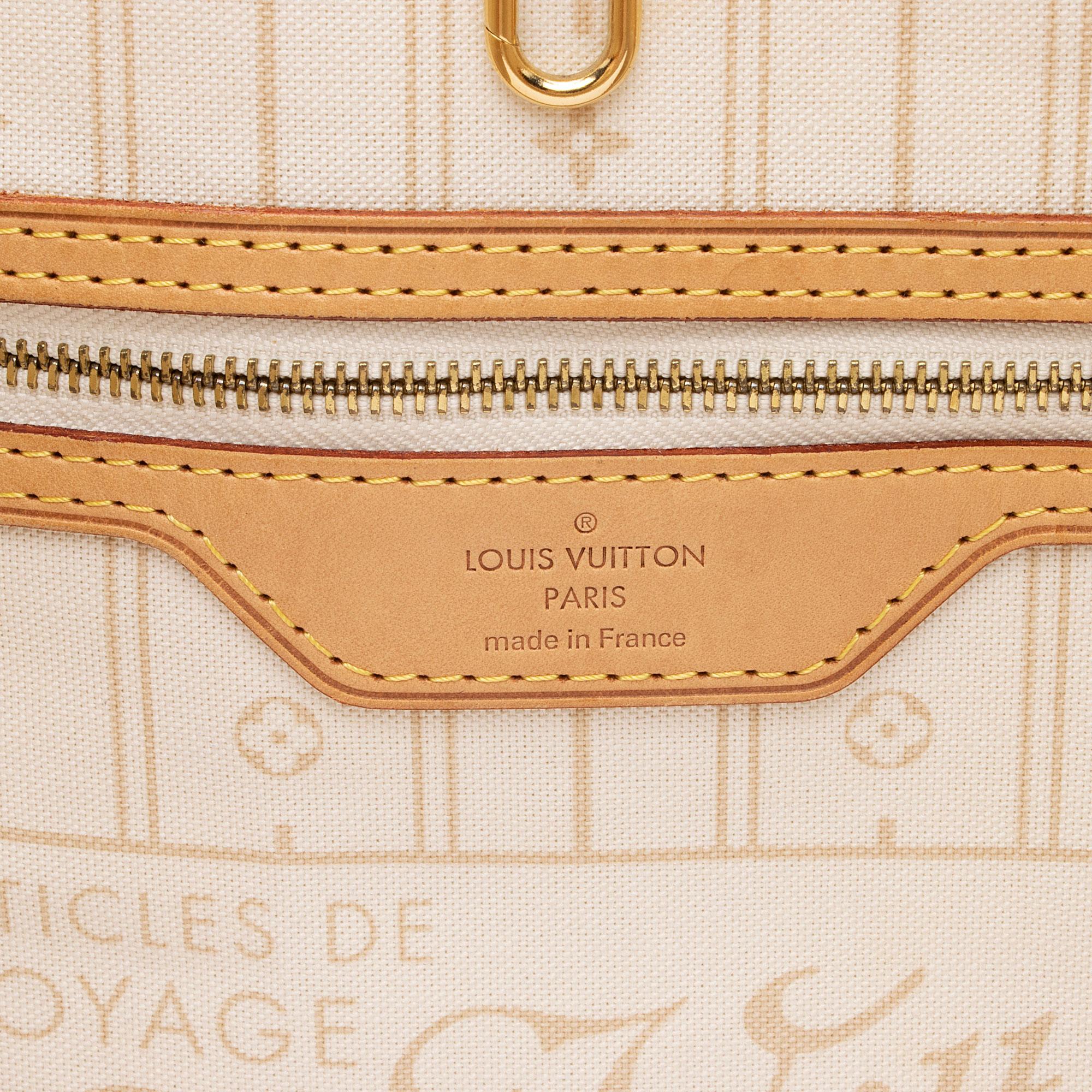 Louis Vuitton Damier Azur Neverfull GM Tote (SHF-46Mqp7)