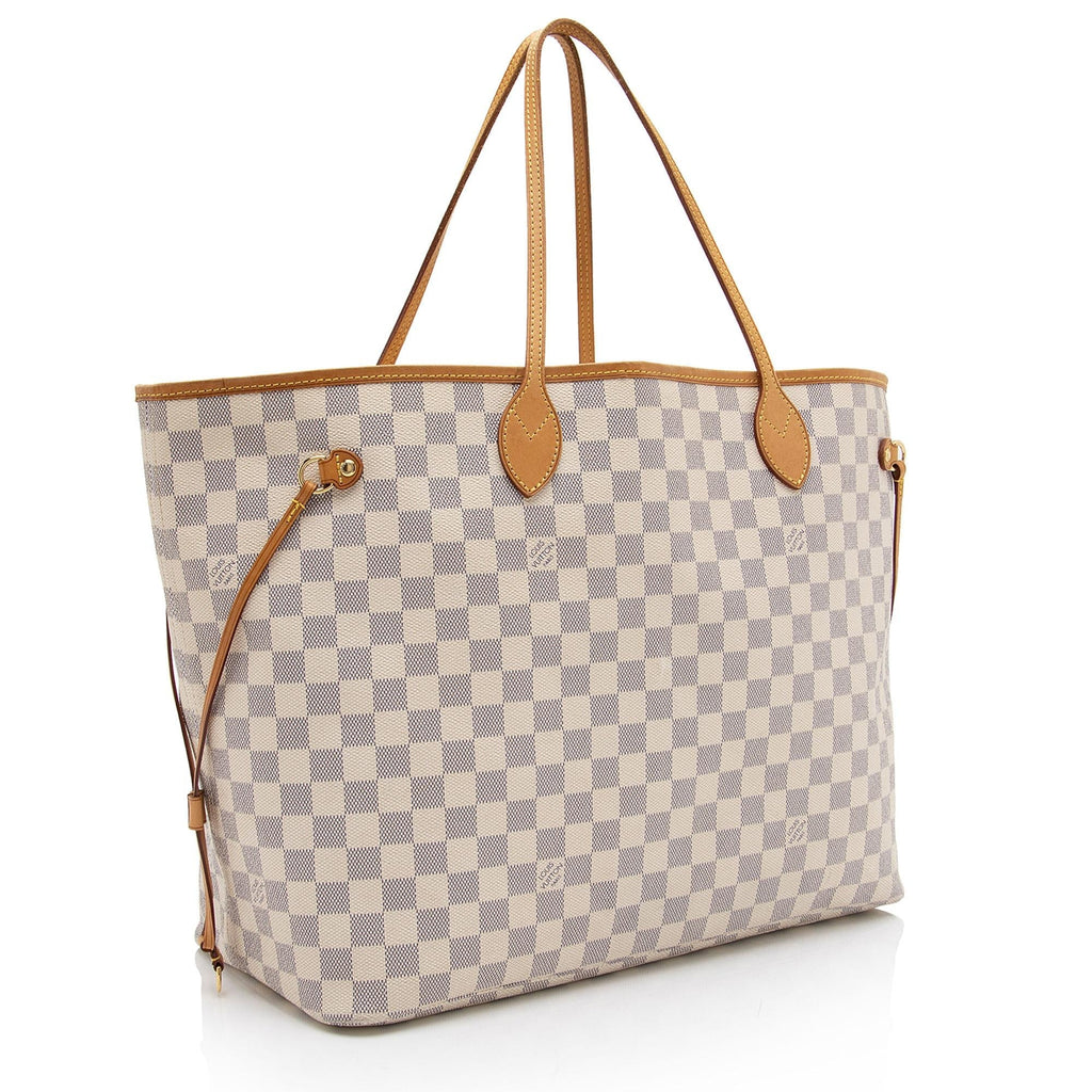 Louis Vuitton Damier Azur Neverfull GM Tote (SHF-46Mqp7)