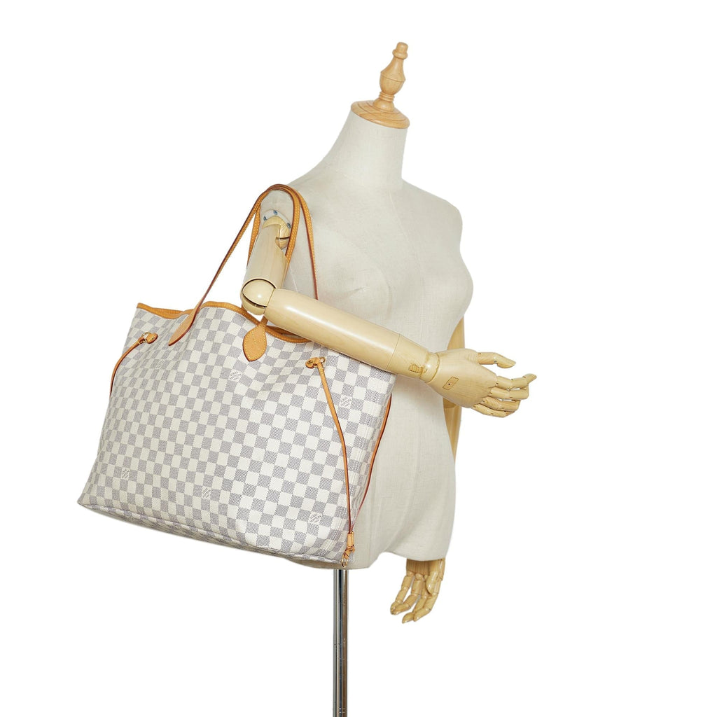 Louis Vuitton Damier Azur Neverfull GM (SHG-bzG4tL)