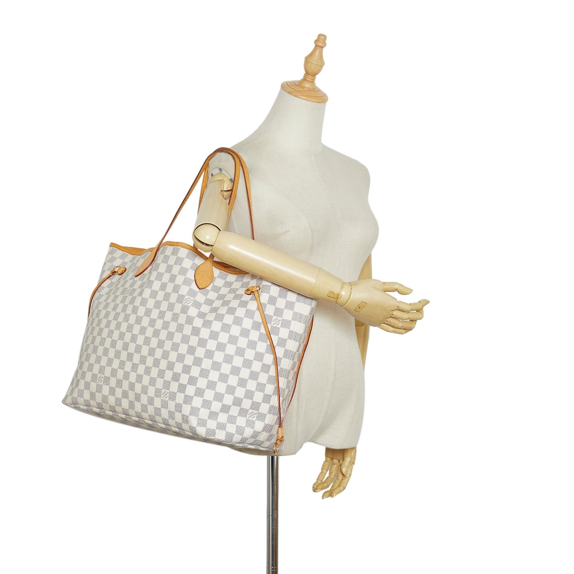 Louis Vuitton Damier Azur Neverfull GM (SHG-bzG4tL)