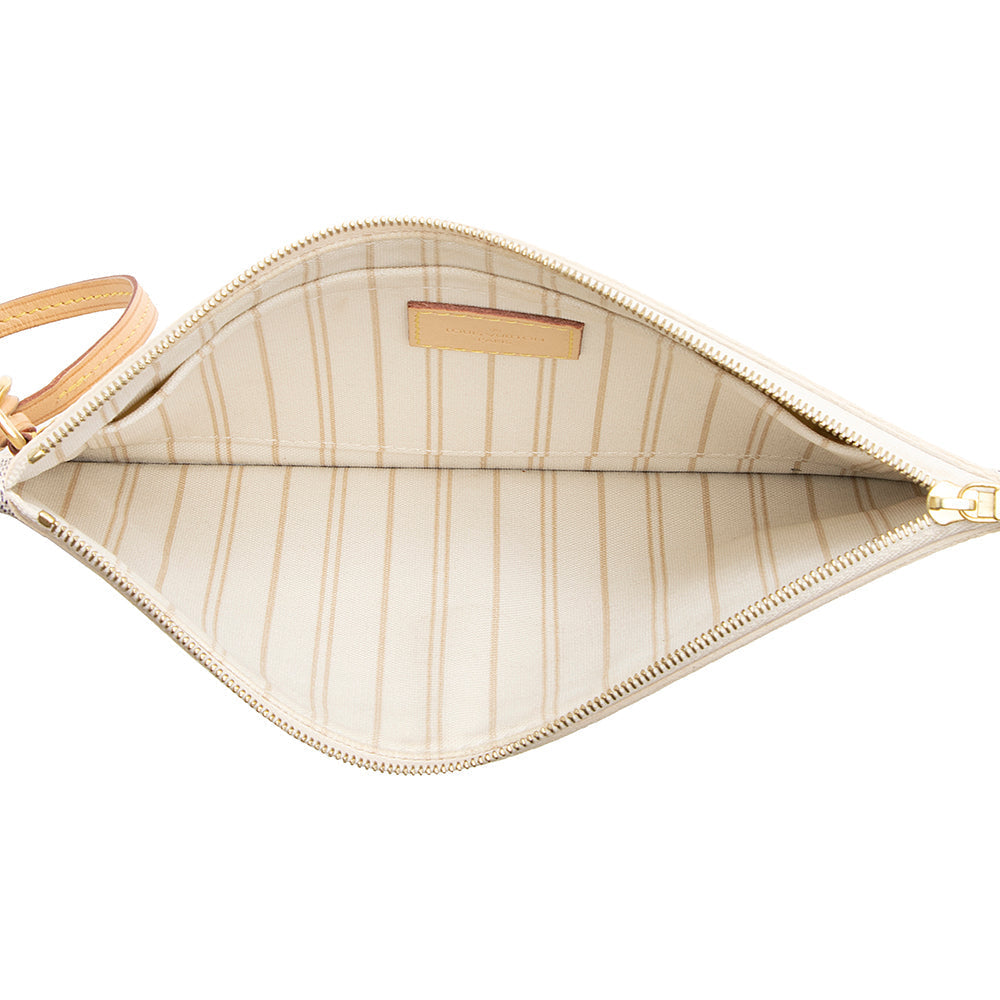 Louis Vuitton Damier Azur Neverfull MM Pochette (SHF-21590)