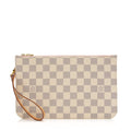 Louis Vuitton Damier Azur Neverfull MM Pochette (SHF-23938)