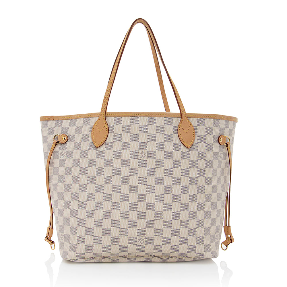 Louis Vuitton Damier Azur Neverfull MM Tote (SHF-18319)