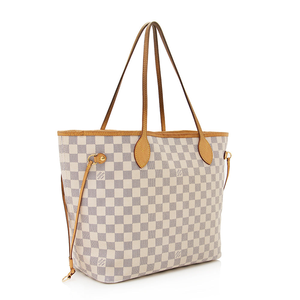 Louis Vuitton Damier Azur Neverfull MM Tote (SHF-19737)