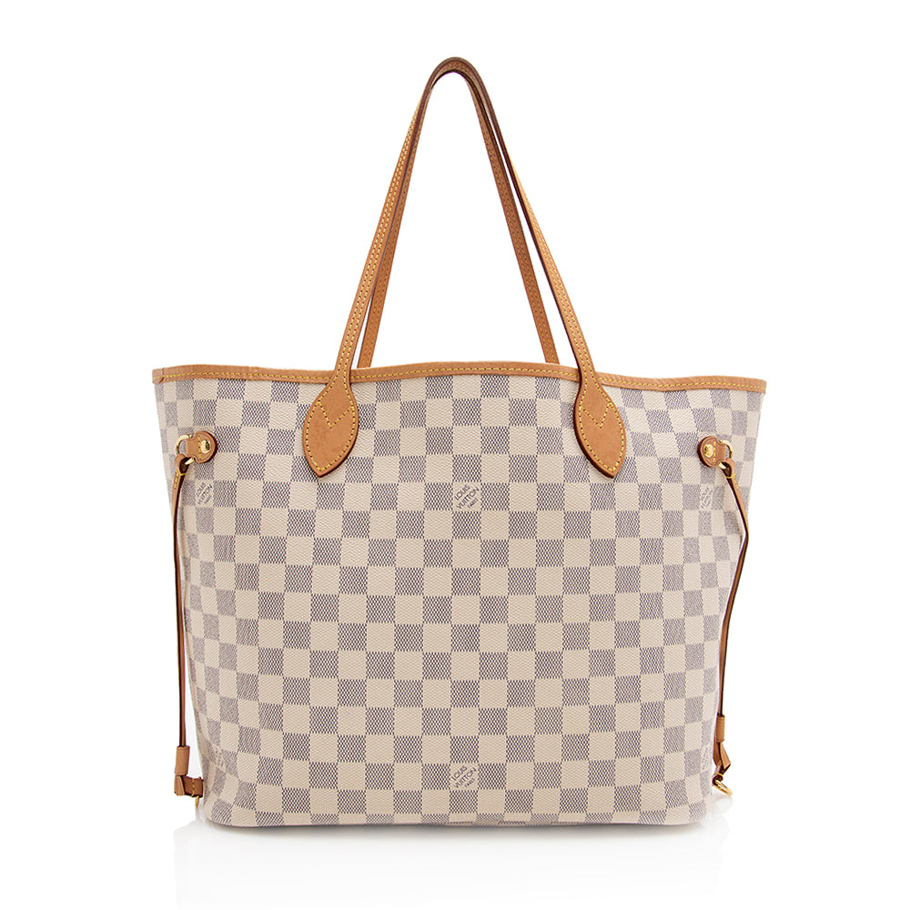 Louis Vuitton Damier Azur Neverfull MM Tote (SHF-20038)