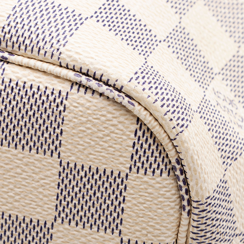 Louis Vuitton Damier Azur Neverfull MM Tote (SHF-20038)
