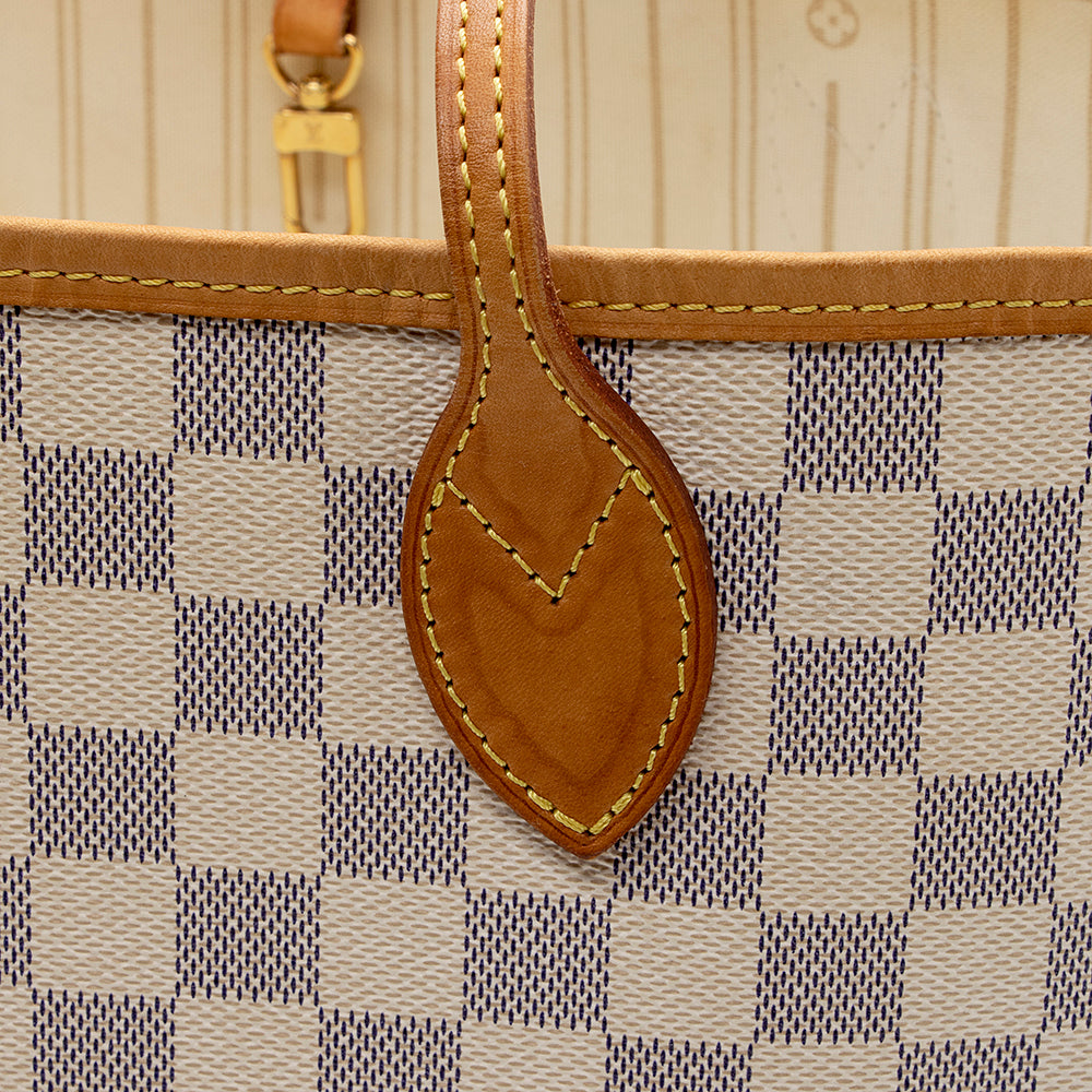 Louis Vuitton Damier Azur Neverfull MM Tote (SHF-20798)