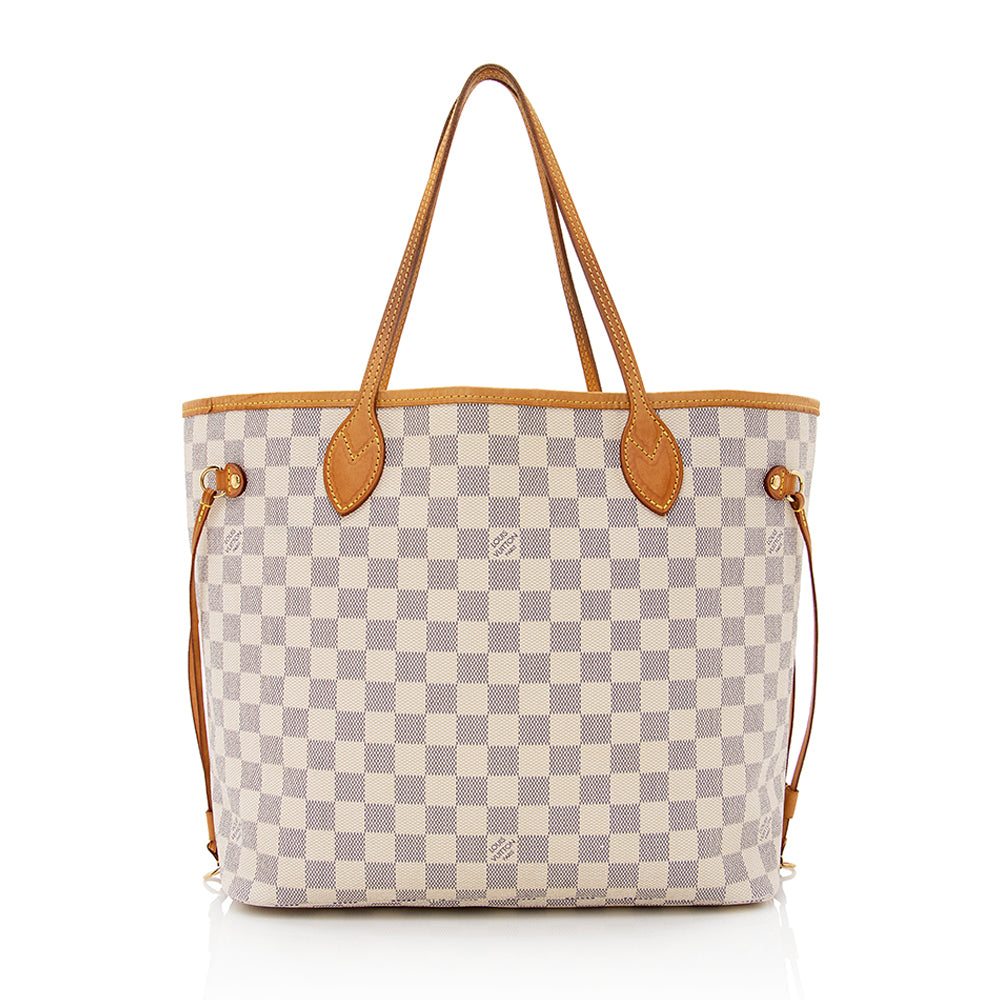 Louis Vuitton Damier Azur Neverfull MM Tote (SHF-20798)