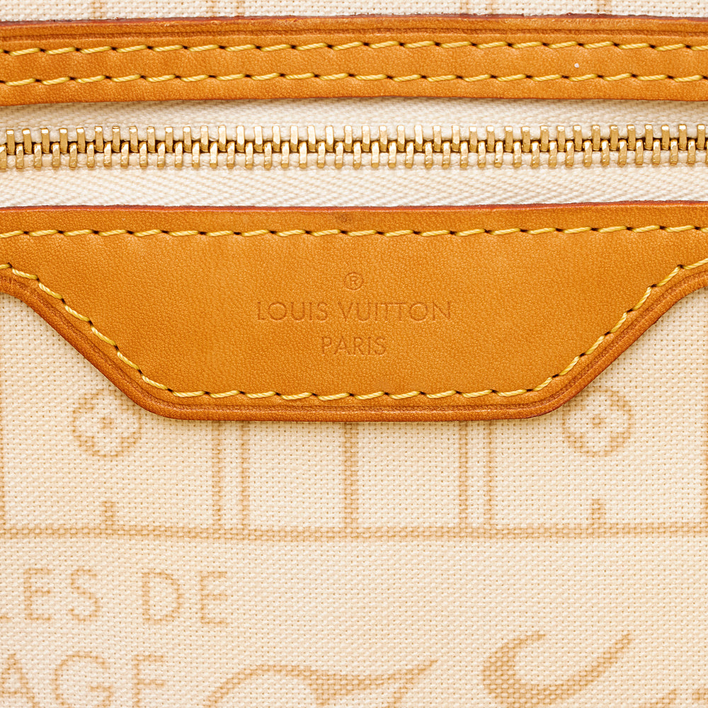 Louis Vuitton Damier Azur Neverfull MM Tote (SHF-20798)