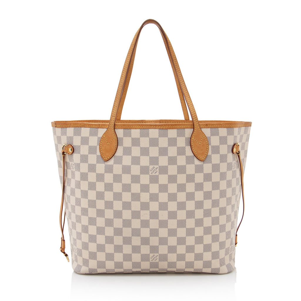 Louis Vuitton Damier Azur Neverfull MM Tote (SHF-22467)