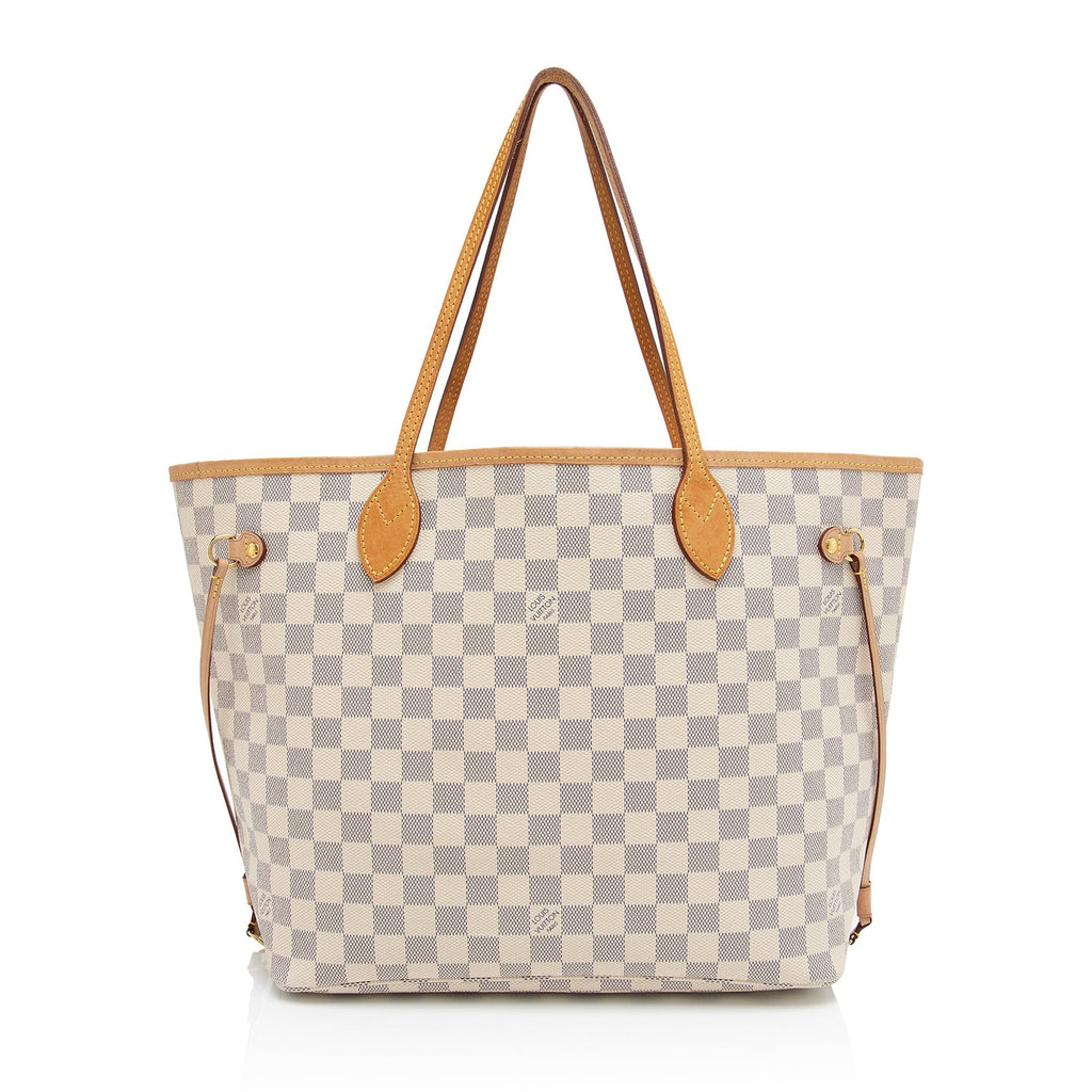 Louis Vuitton Damier Azur Neverfull MM Tote (SHF-oqv6hs)