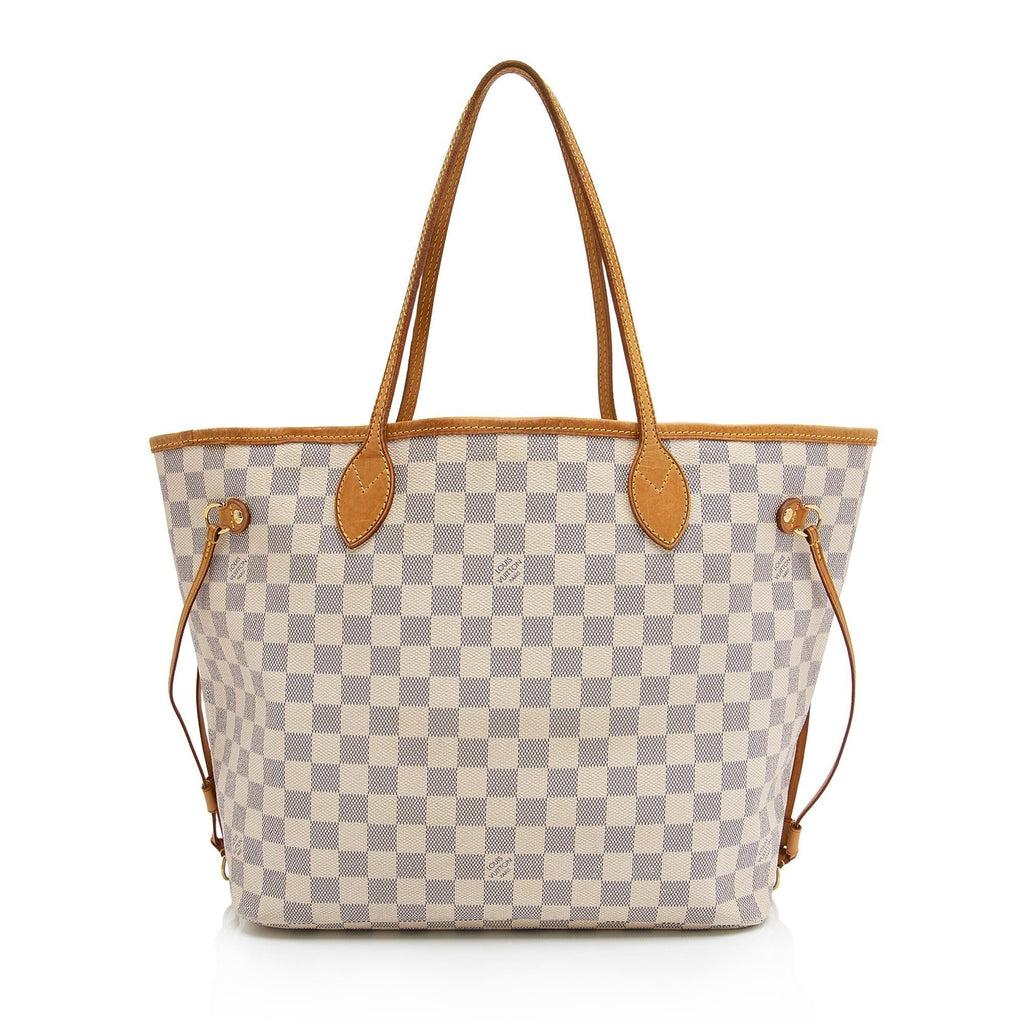 Louis Vuitton Damier Azur Neverfull MM Tote (SHF-bsFsnX)