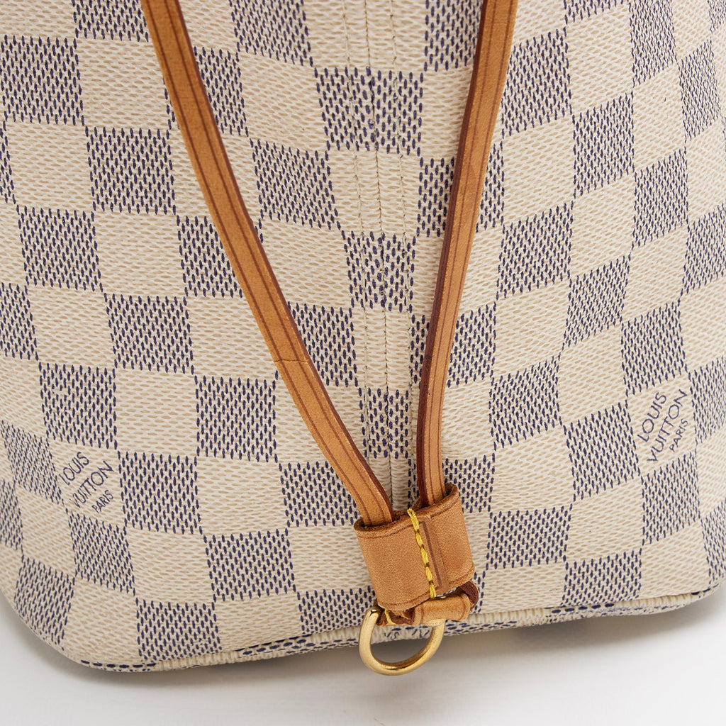 Louis Vuitton Damier Azur Neverfull MM Tote (SHF-bsFsnX)
