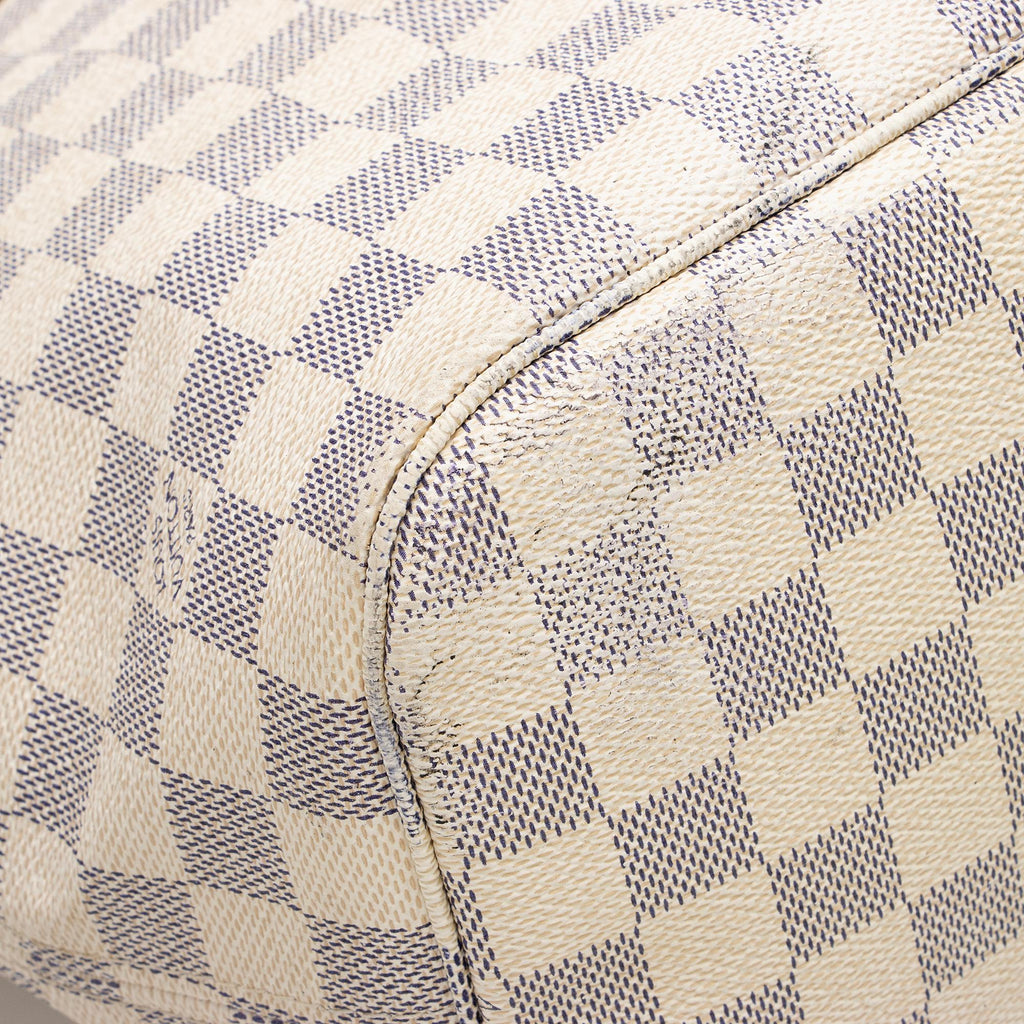Louis Vuitton Damier Azur Neverfull MM Tote (SHF-bsFsnX)