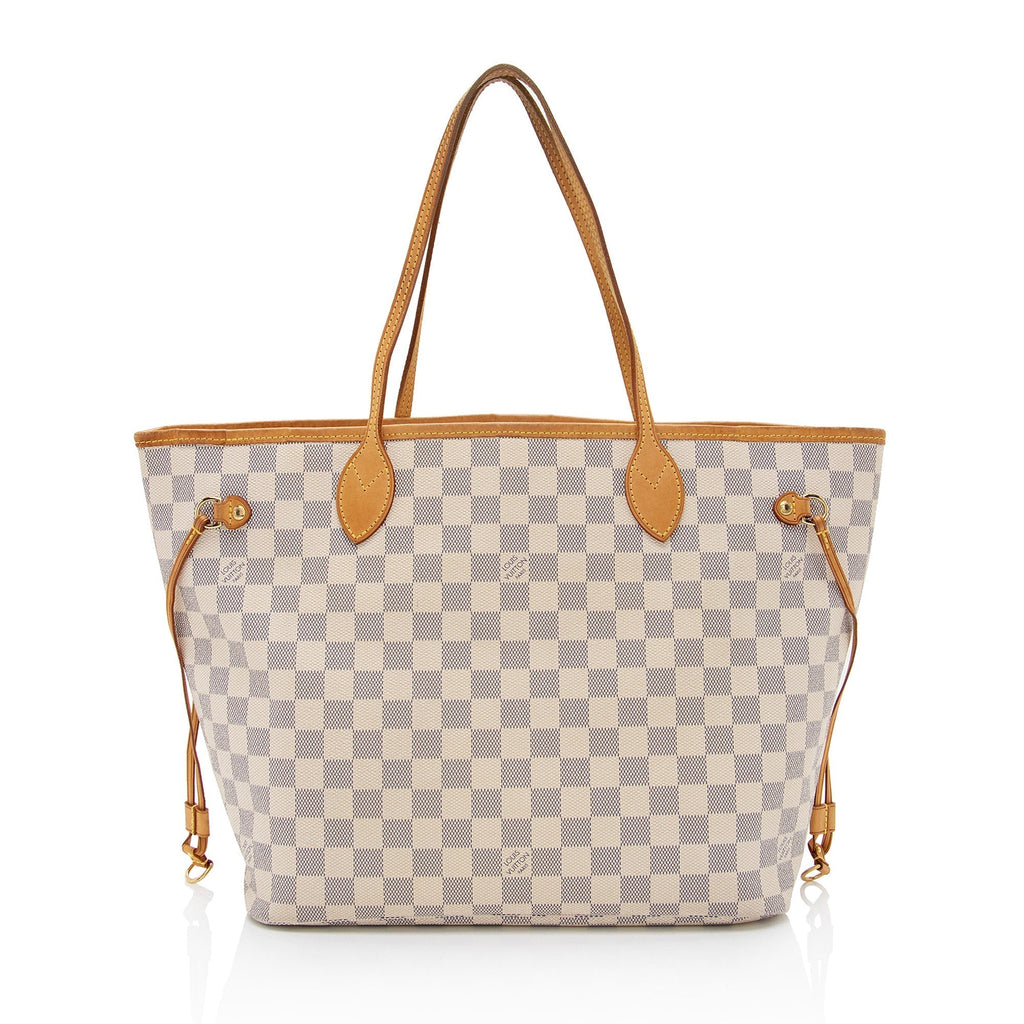 Louis Vuitton Damier Azur Neverfull MM Tote (SHF-VT8izz)