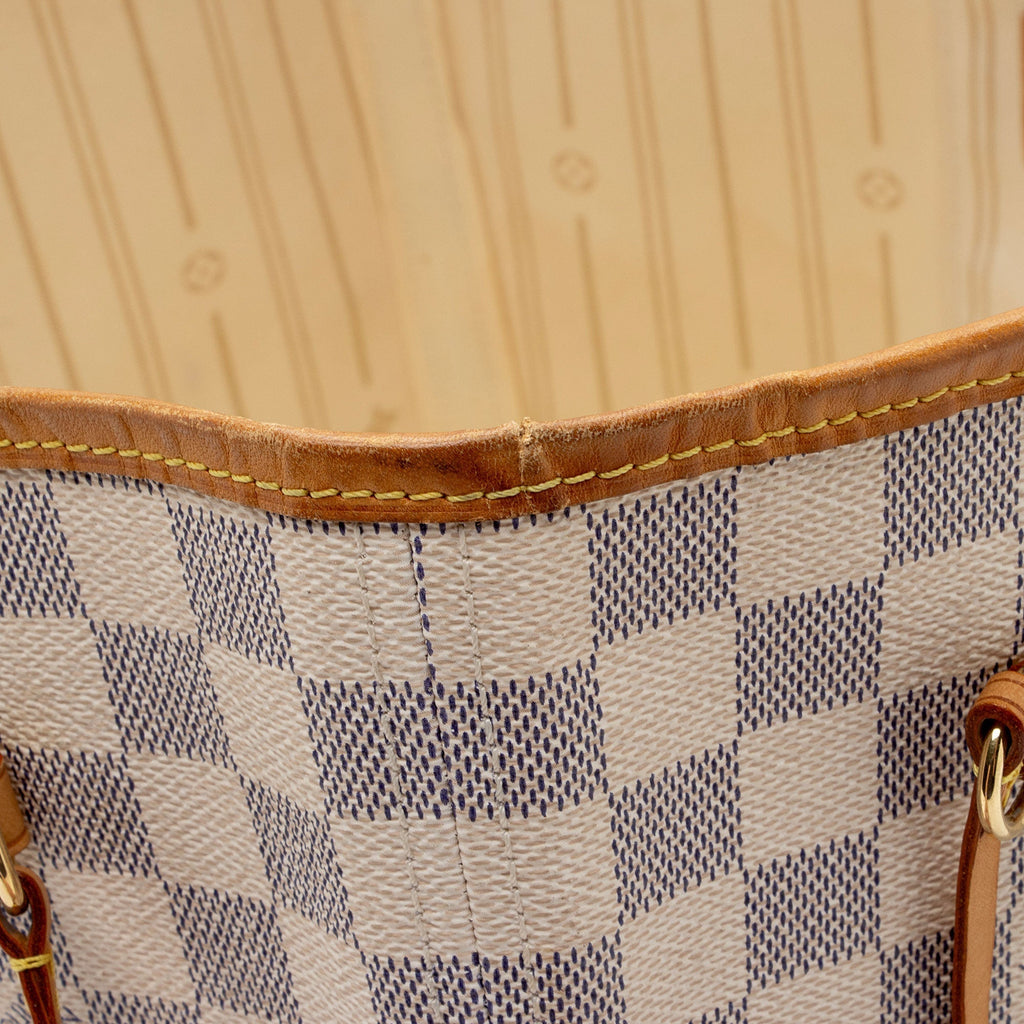 Louis Vuitton Damier Azur Neverfull MM Tote (SHF-VT8izz)