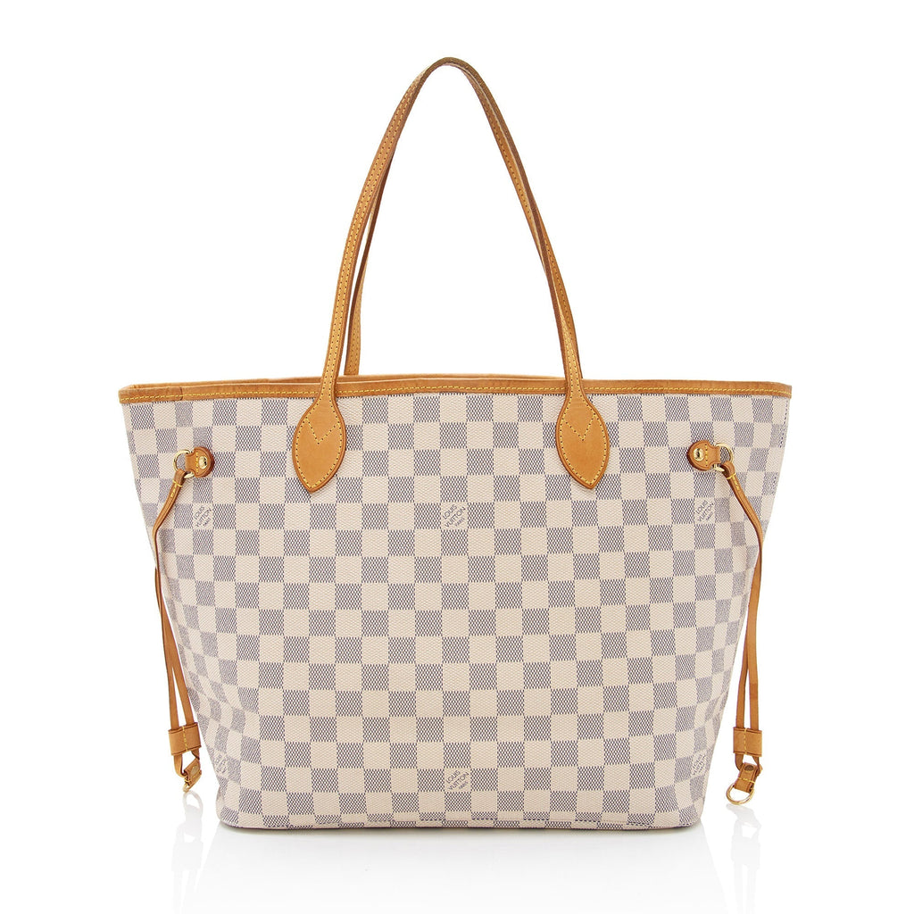 Louis Vuitton Damier Azur Neverfull MM Tote (SHF-VT8izz)