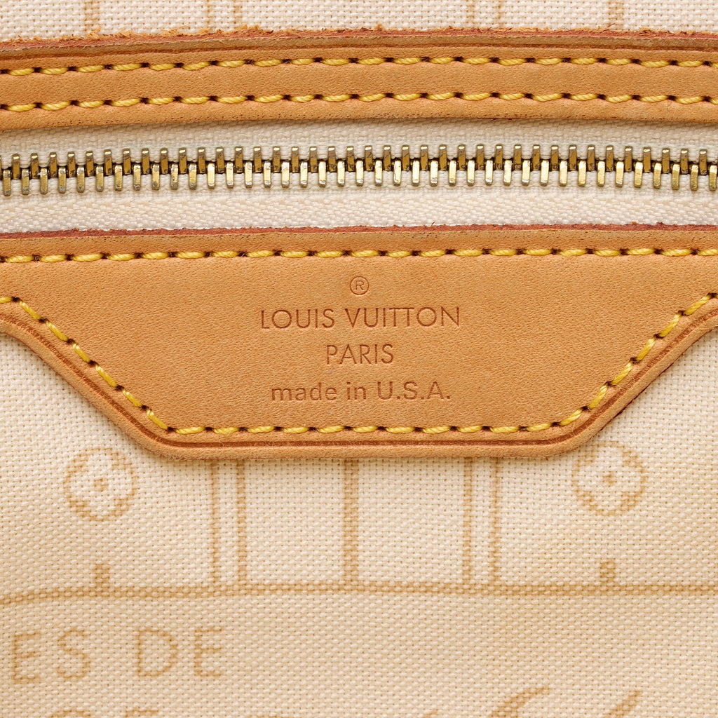 Louis Vuitton Damier Azur Neverfull MM Tote (SHF-VT8izz)